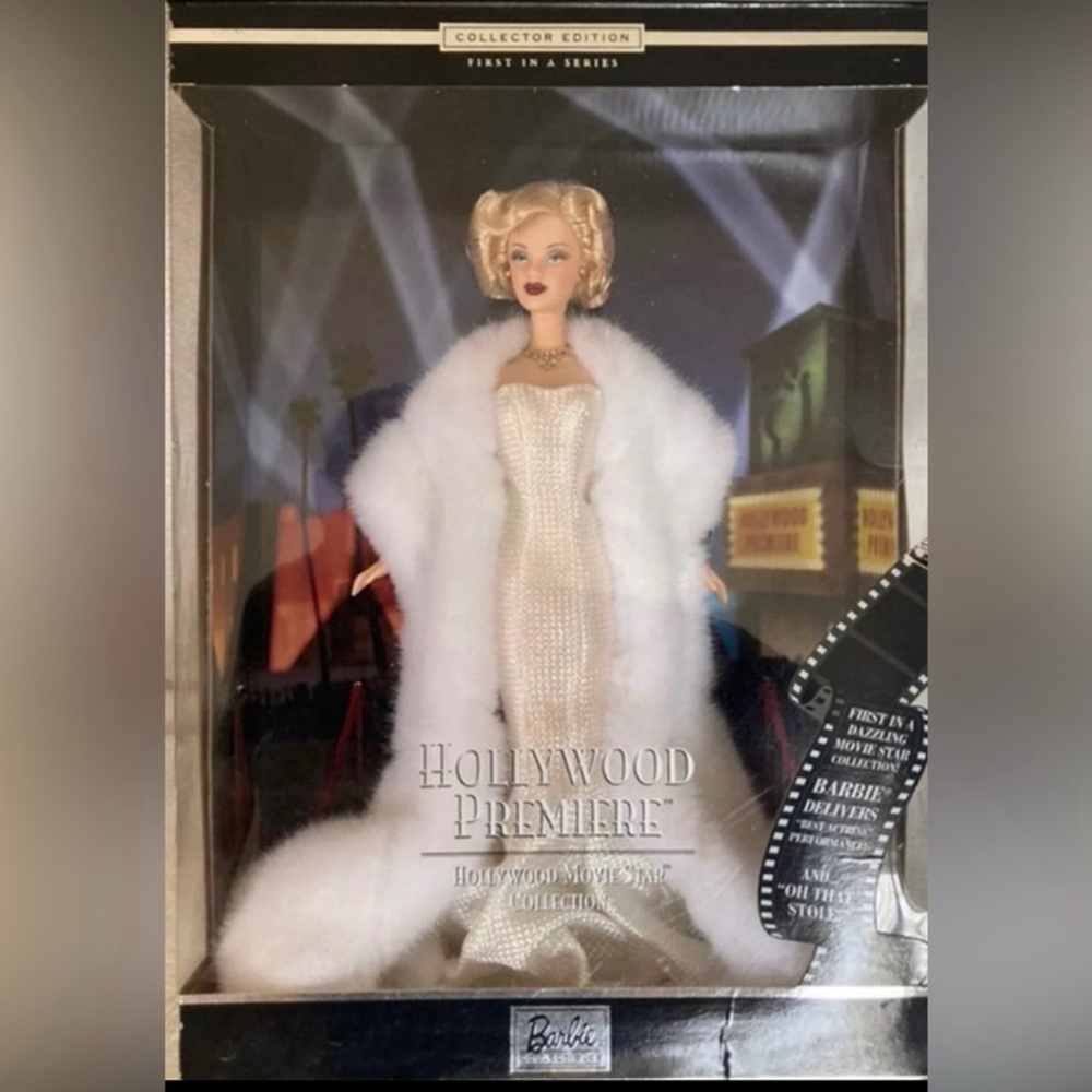 Barbie Hollywood Premiere Doll in White and Gold